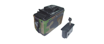 Classic Army CA249 Motor Box Magazine (1200Rd) - Woodland